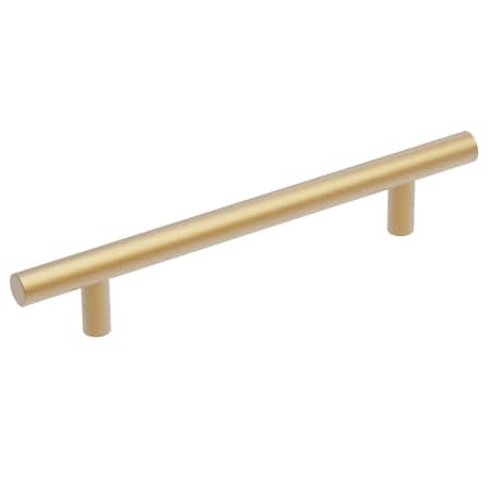 Heritage Designs Contemporary Bar Pull 5116 Inch 128mm Center to Center Brushed Brass Finish, 10PK R077745BBX10B